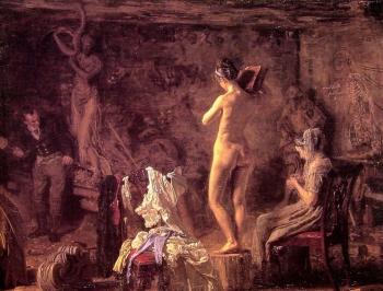 Thomas Eakins : William Rush Carving his Allegorical Figure of the Schuylkil